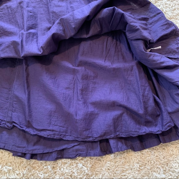 Purple Short Broomstick Style Skirt - Picture 5 of 6